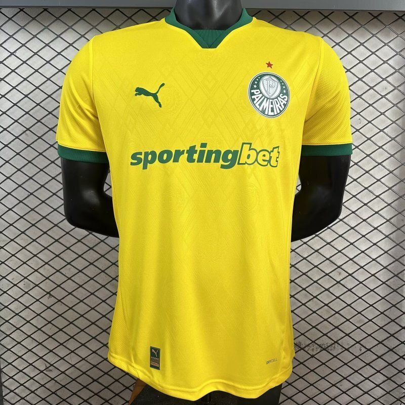 Palmeiras Third 25/26 Jogador Puma Masculina - Amarela