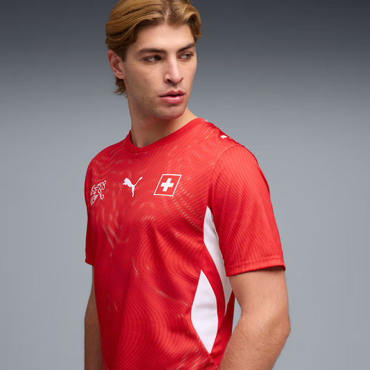 Suiça Home 26/27 Masculino Jogador Puma - Vermelho
