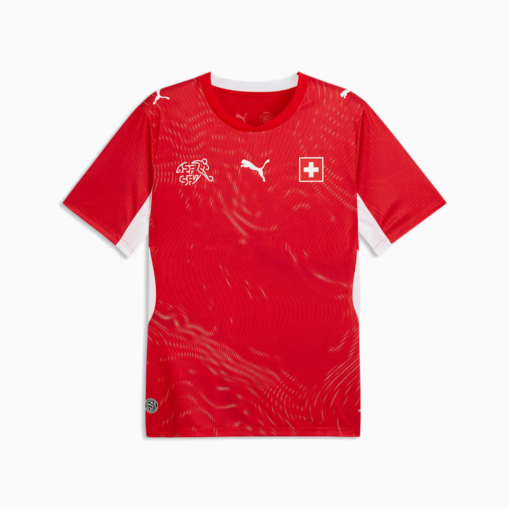 Suiça Home 26/27 Masculino Torcedor Puma - Vermelho