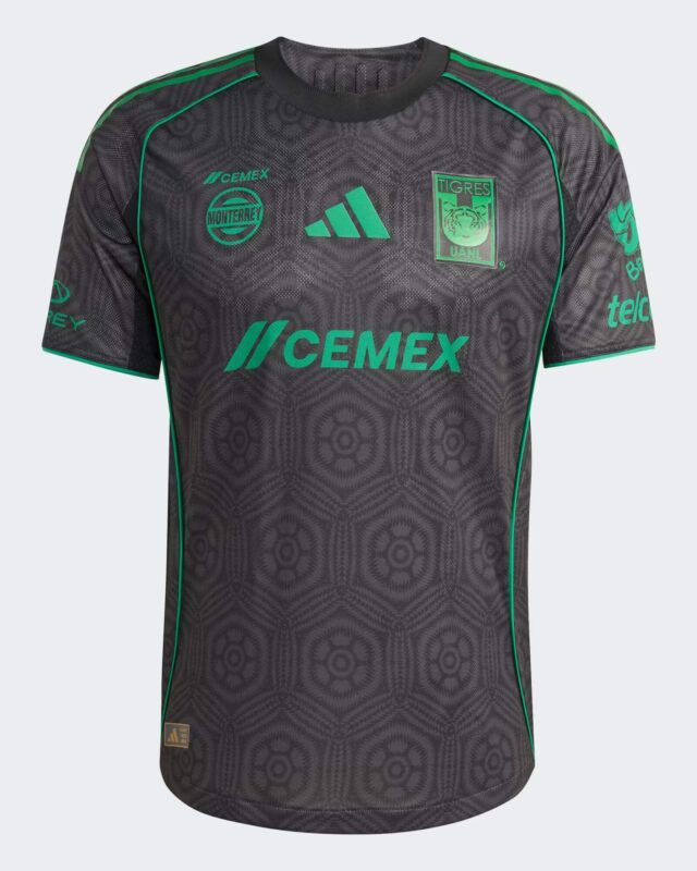 Tigres Third 25/26 Torcedor Adidas Masculino - Preta