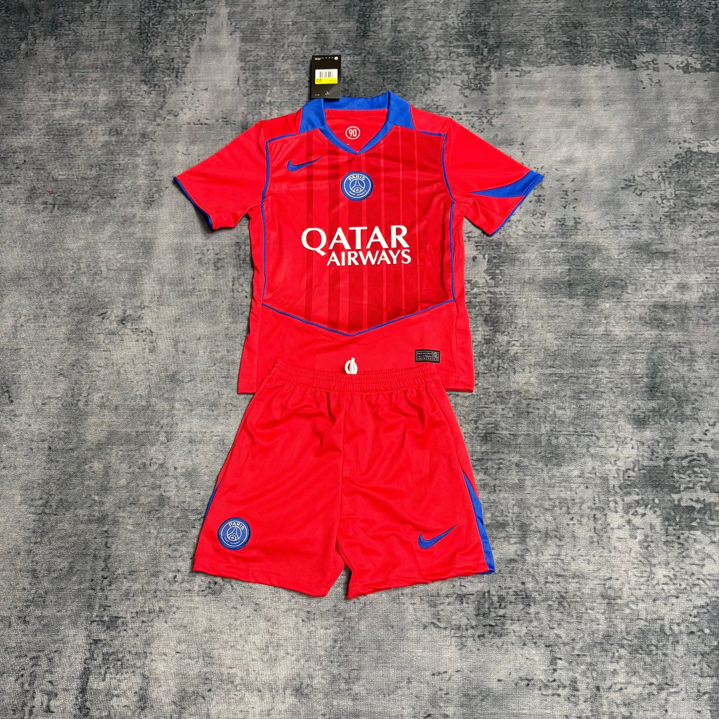Kit Infantil PSG Third 25/26  - Vermelho