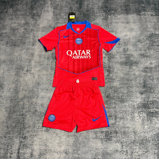 Kit Infantil PSG Third 25/26  - Vermelho