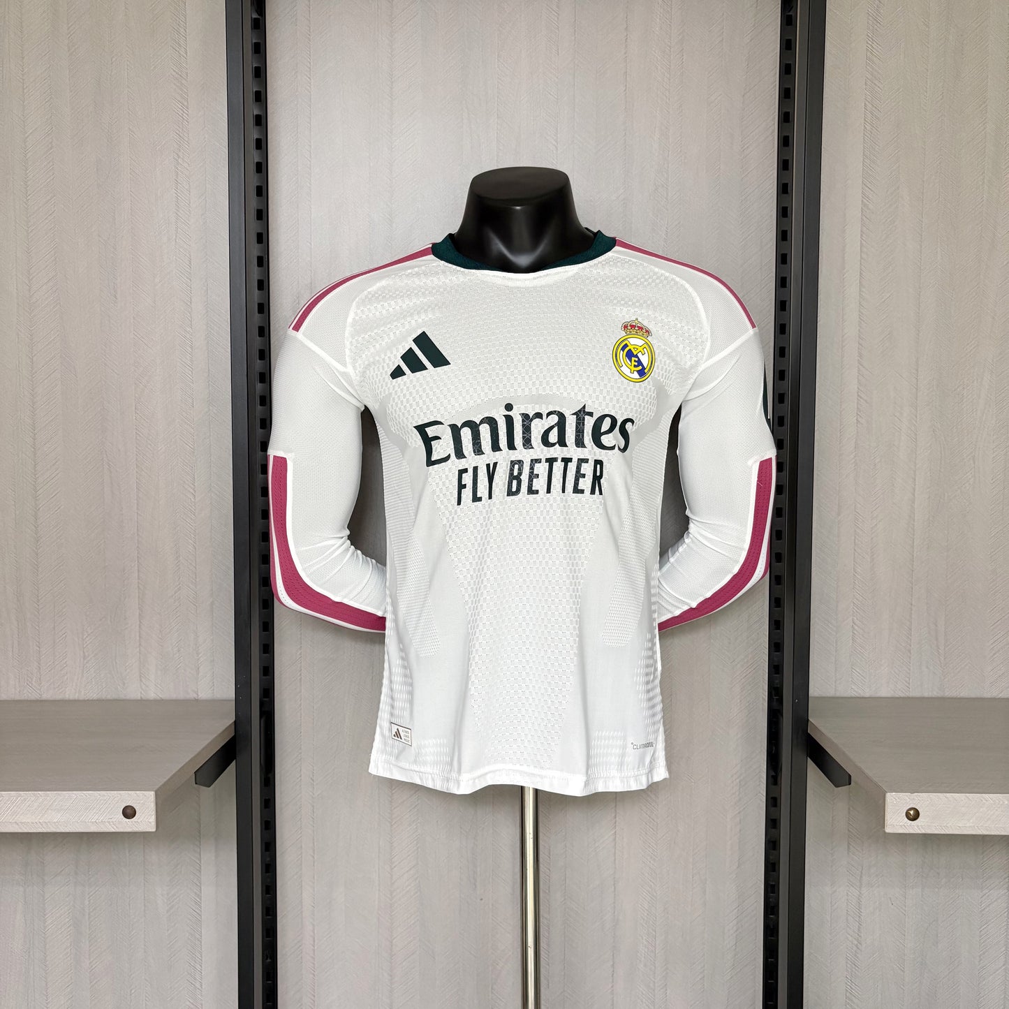 Real Madrid Home 26/27 Jogador Manga Longa Adidas - Branca