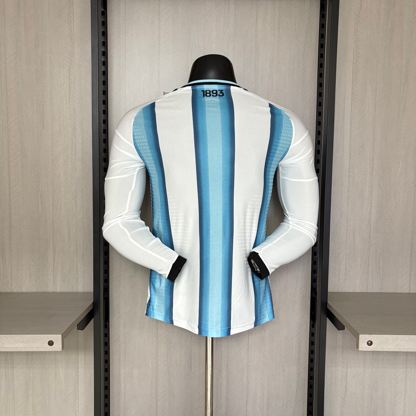 Argentina Home Manga Longa 26/27 Masculino Jogador Adidas - Branca e Azul