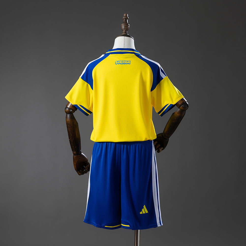 Kit Infantil Suécia Home 26/27 - Amarela