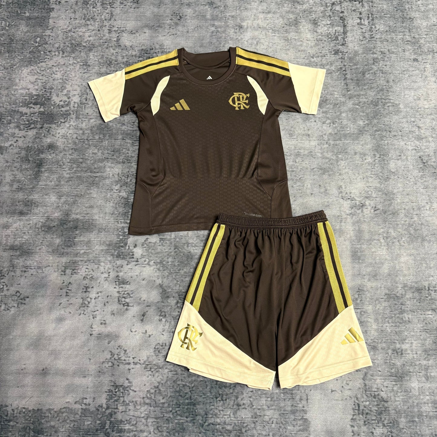 Kit Infantil Flamengo Treino 26/27 - Bege