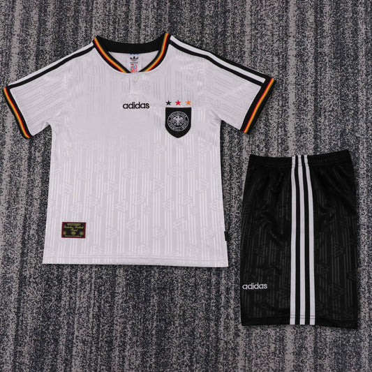Kit Infantil Alemanha Home Retro 1996 - Branca