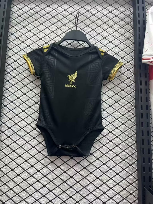 Body Bebê Infantil México Edição Especial 25/26 - Preto
