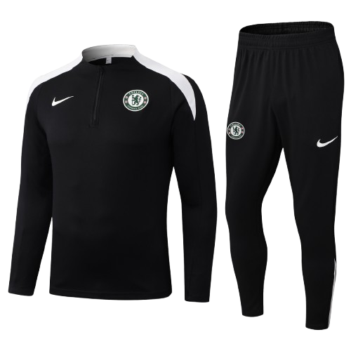 Kit Treino Agasalho + Calça Chelsea - Preto