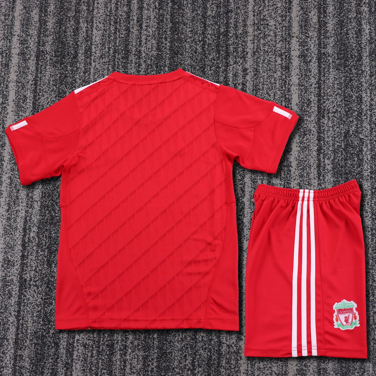 Kit Infantil Liverpool Home Retrô 10/11 - Vermelho