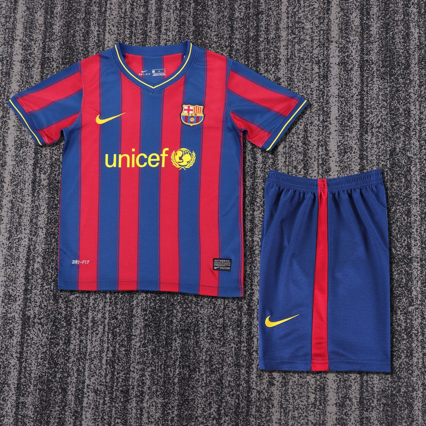 Kit Infantil Barcelona Home Retrô 08/09 - Grená