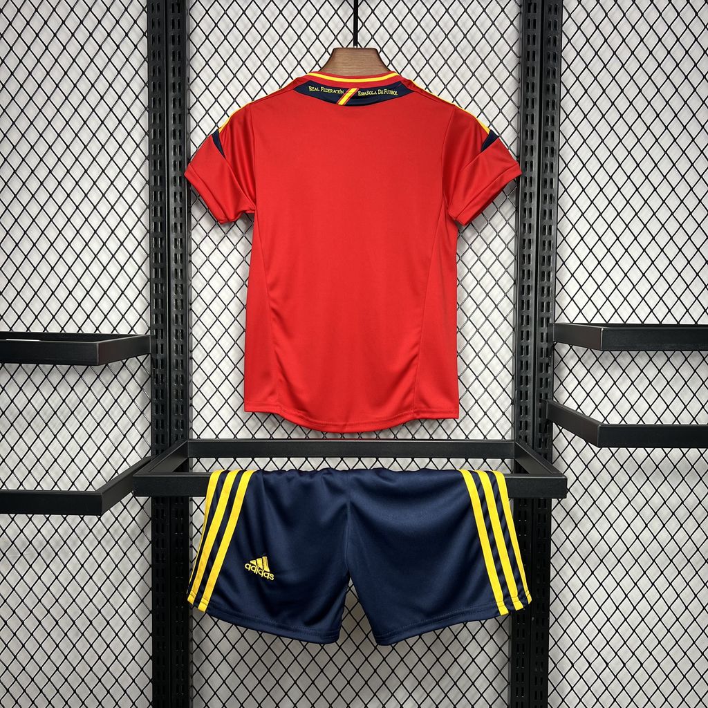 Kit Infantil Espanha Home Retro 2012 - Vermelho