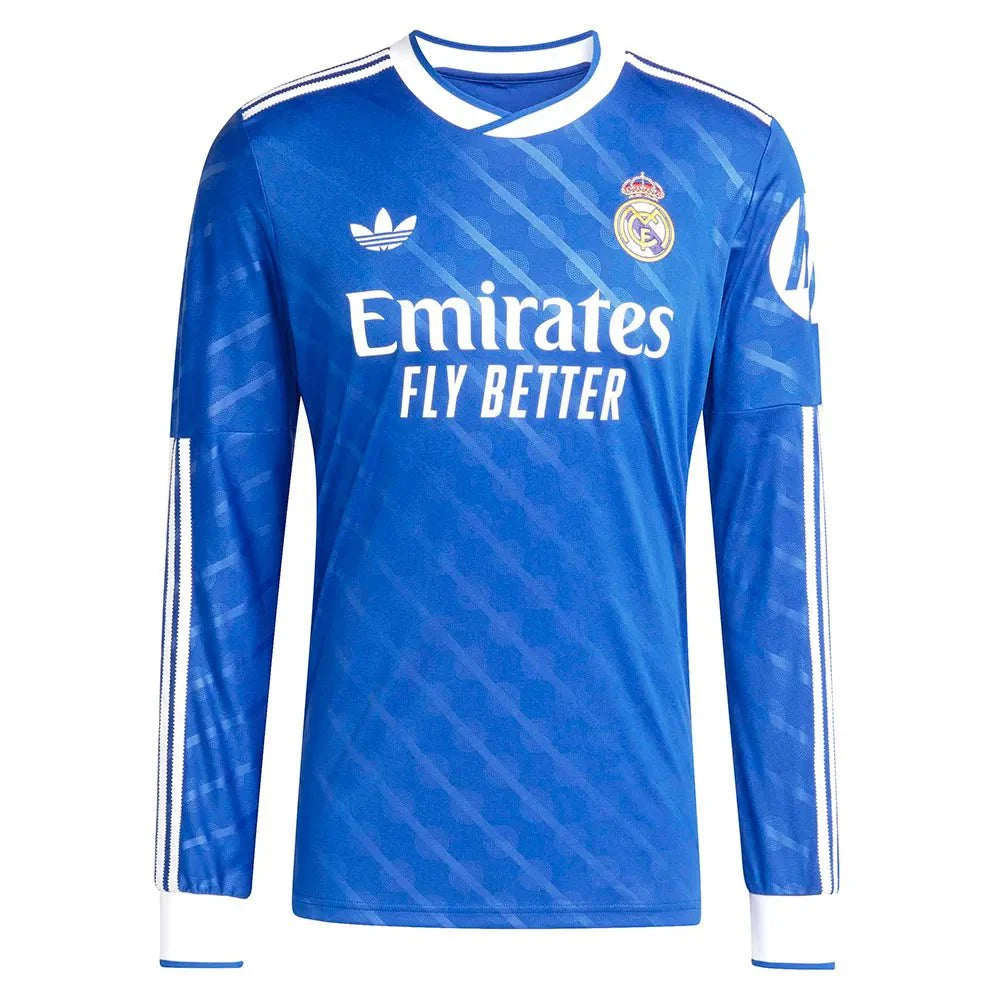 Real Madrid Third 25/26  Manga Longa Adidas - Azul