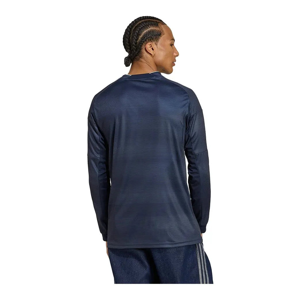 Real Madrid Away 25/26 Manga Longa Torcedor Adidas - Cinza Escuro