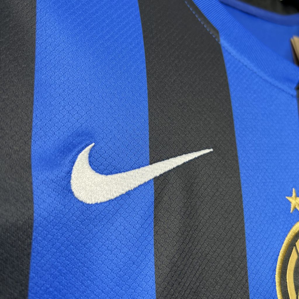 Inter de Milão Home 24/25 Torcedor Nike - Azul e Preto