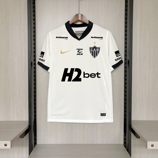 Atletico Mineiro Away 26/27 Torcedor Com Patrocínios Nike - Branca