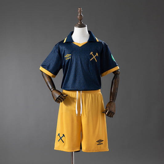 Kit Infantil West Ham Third 25/26 - Azul Escuro