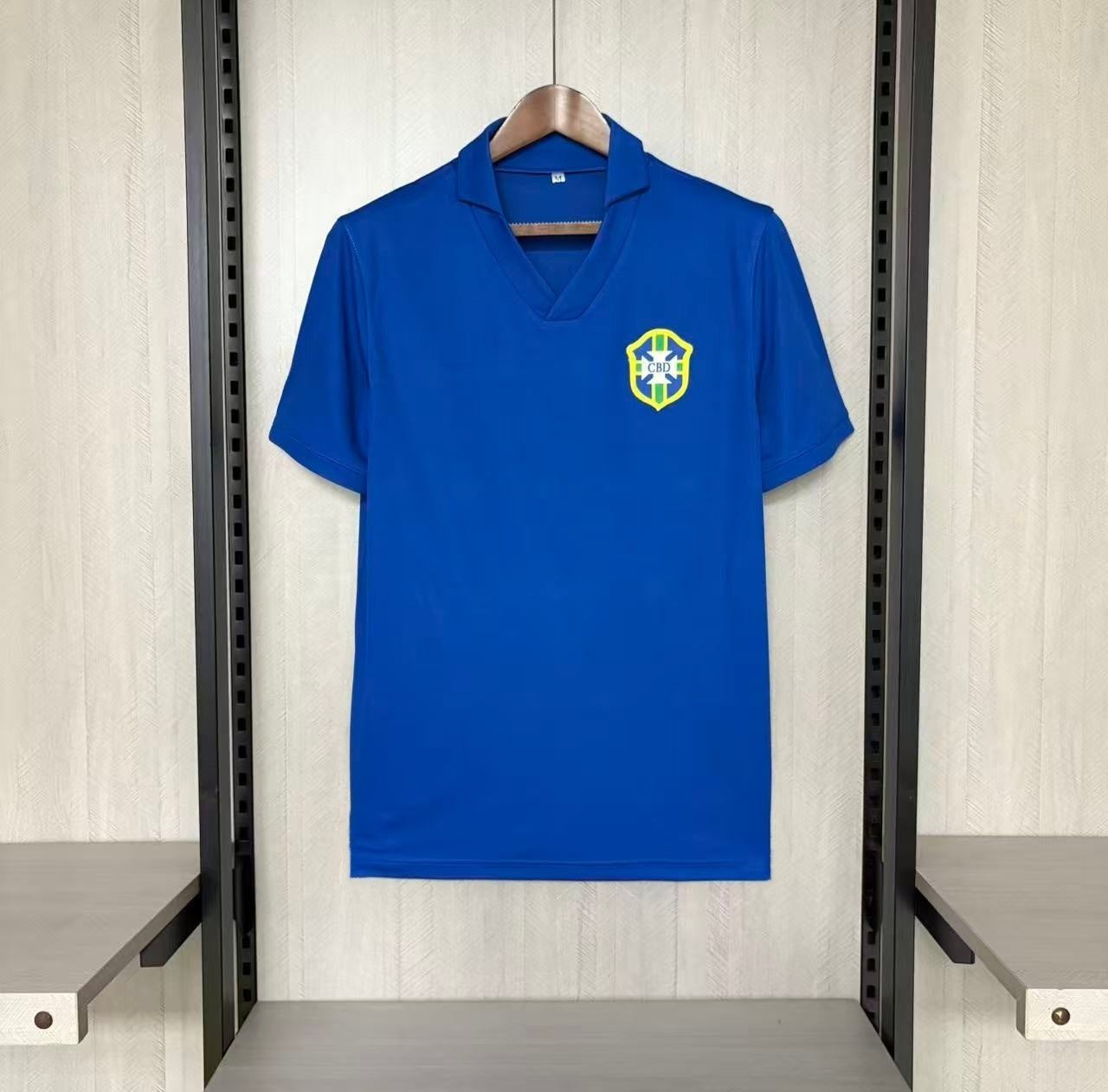 Brasil Away 1957 Retrô  - Azul