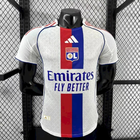 Lyon Home 25/26 Jogador Adidas - Branco