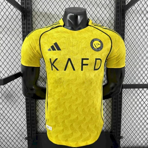 Al Nassr Home 25/26 Jogador Adidas - Amarelo