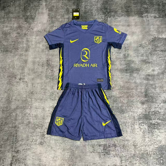 Kit Infantil Atlético de Madrid Away 25/26 - Azul Escuro
