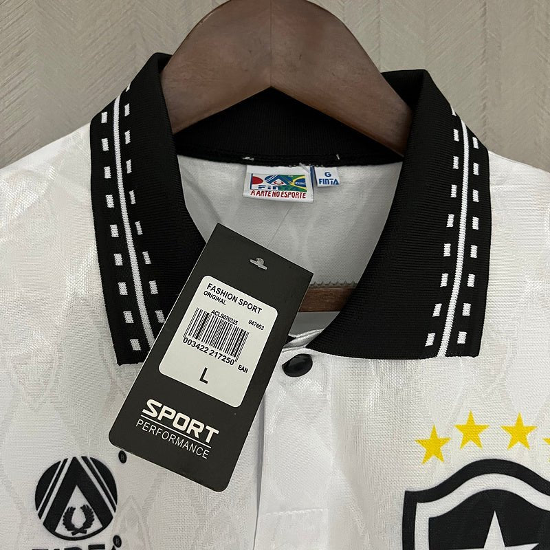 Botafogo Retro 1995 Finta Masculino - Polo Branca