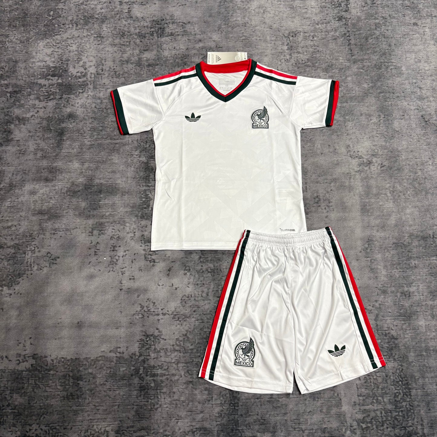 Kit Infantil México Away 26/27  - Branca
