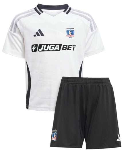 Kit Infantil Colo Colo Home 25/26  - Branca