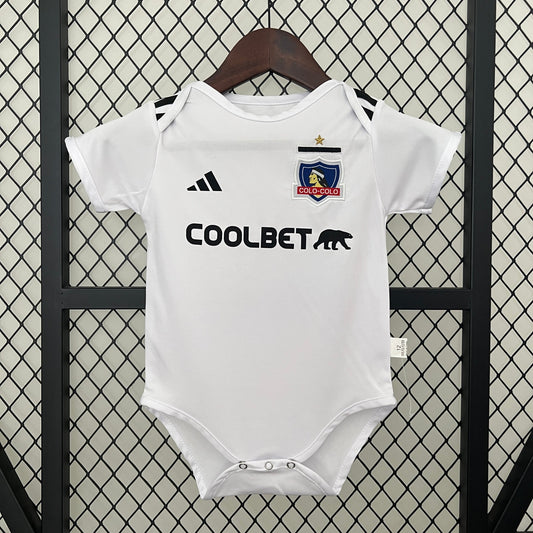 Body Bebê Infantil Colo Colo Home 24/25 Unissex  Adidas - Branco
