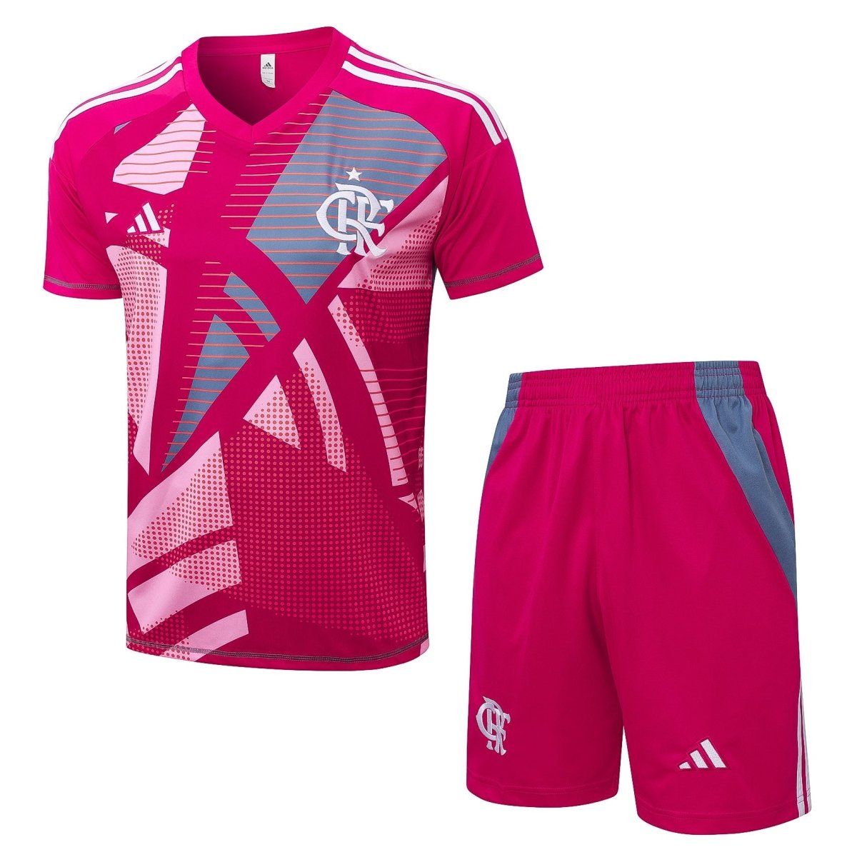 Kit Goleiro Flamengo 25/26 Masculino Short e Camisa - Rosa