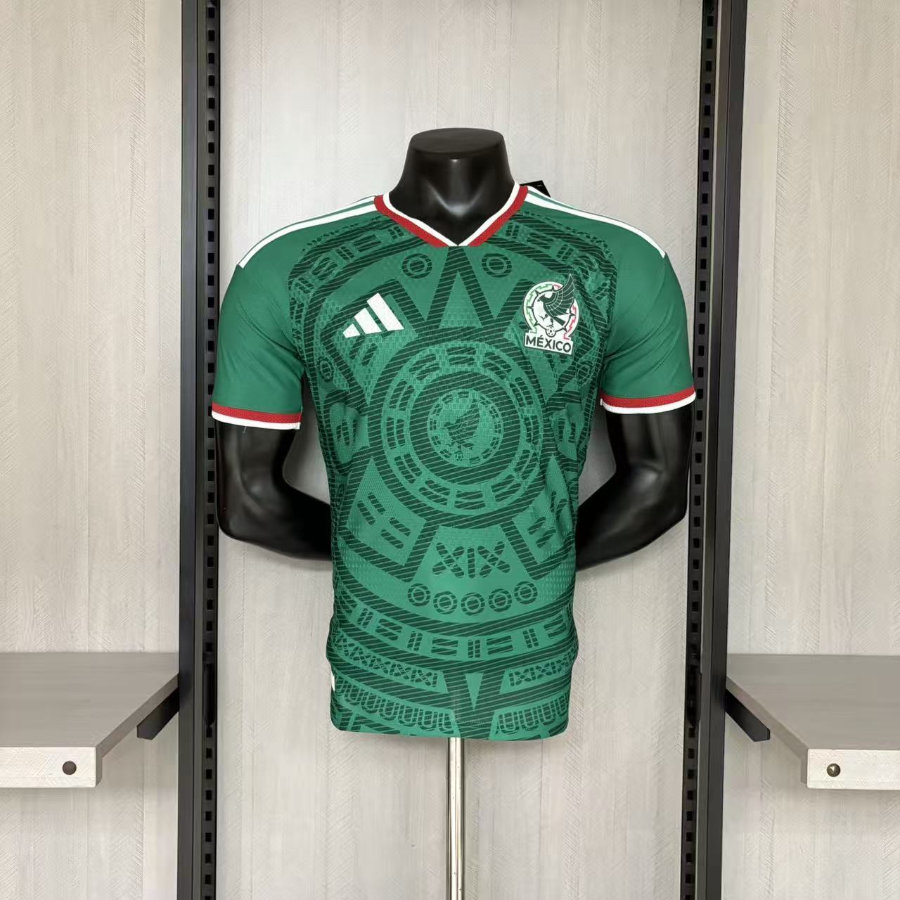 México Home 26/27 Masculino Jogador Adidas  - Verde