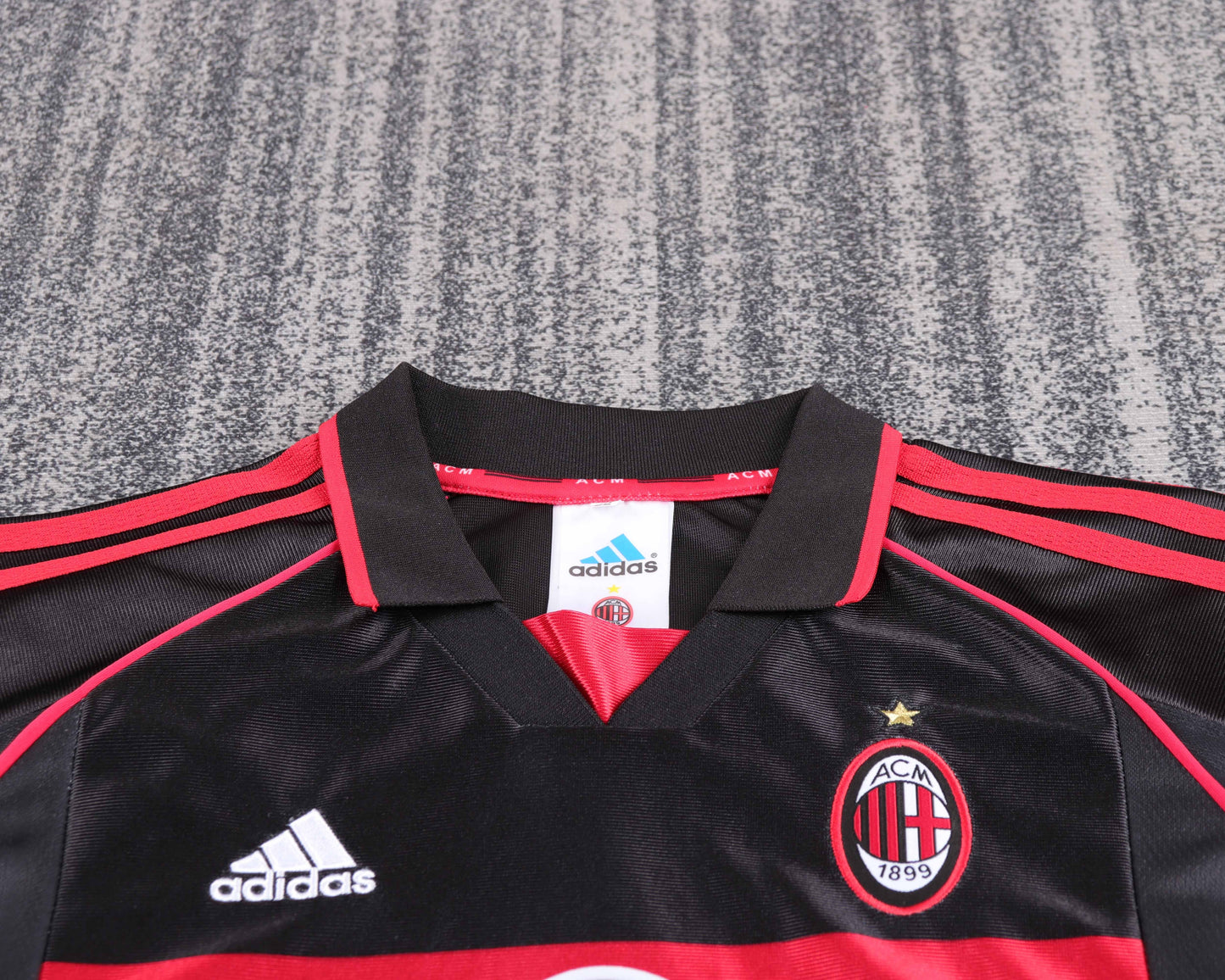 Kit Infantil Milan Away Retrô 98/99  - Preto