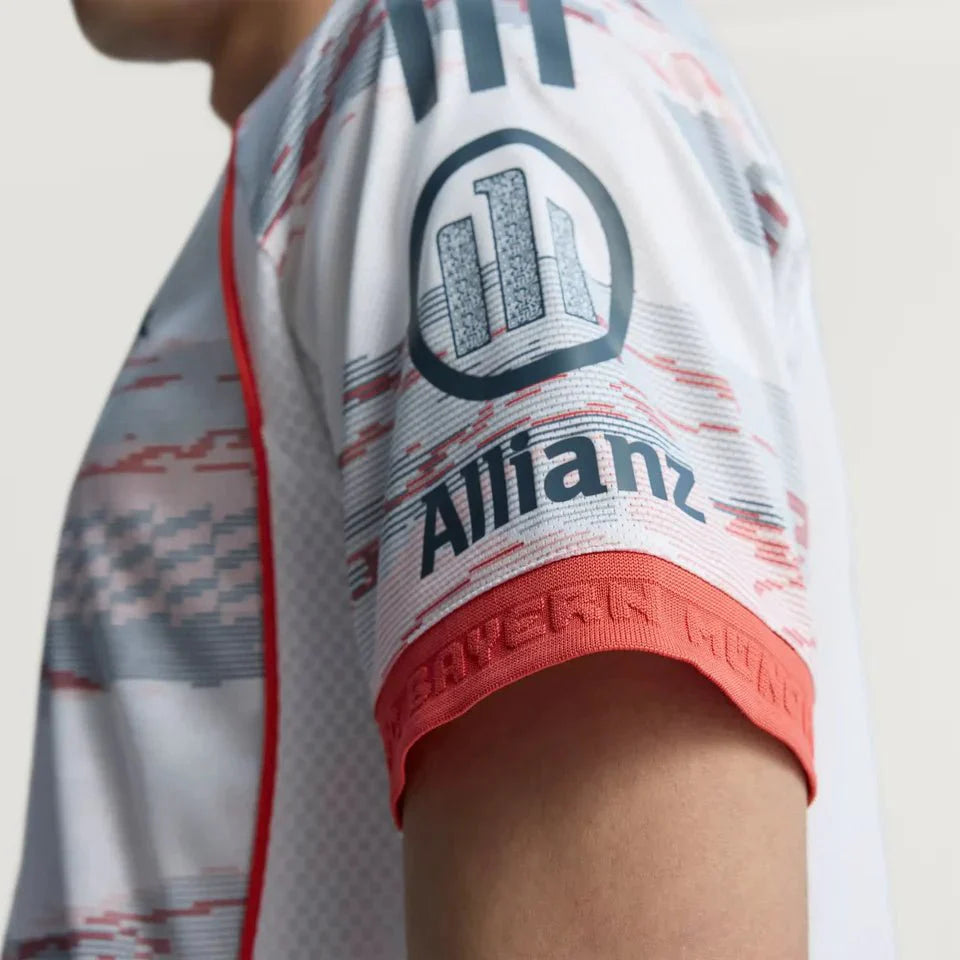 Bayern de Munique Away 25/26 Jogador Adidas - Branca e Cinza