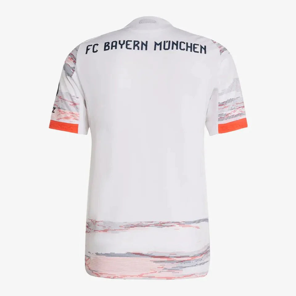Bayern de Munique Away 25/26 Jogador Adidas - Branca e Cinza