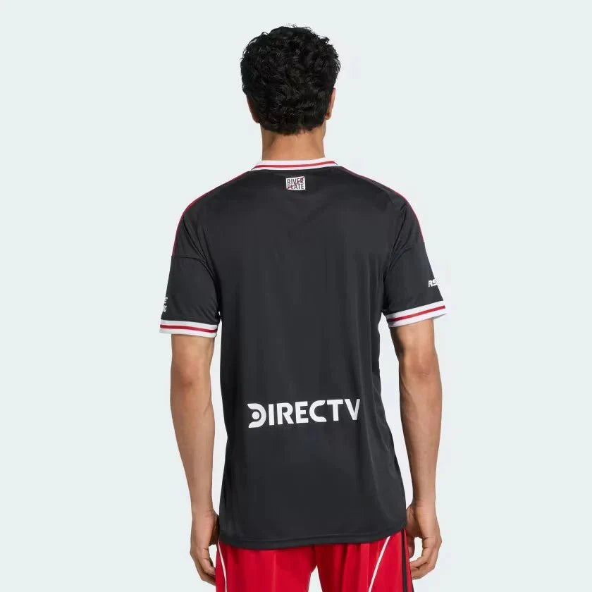 River Plate Away 25/26 Torcedor Adidas - Vermelho e Preto