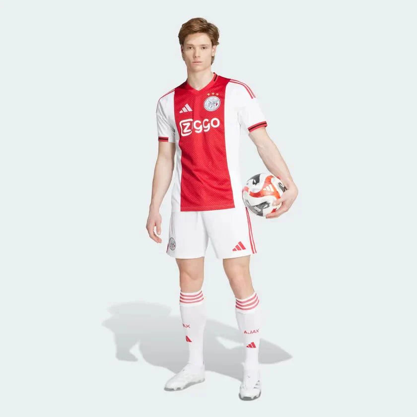 Ajax Home 25/26 Torcedor Adidas - Vermelha e Branca