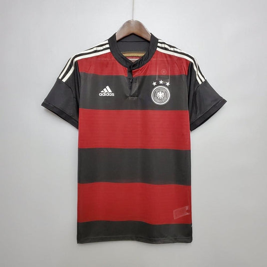Alemanha Retrô Away 2014 Masculino Adidas - Preto e Vermelha