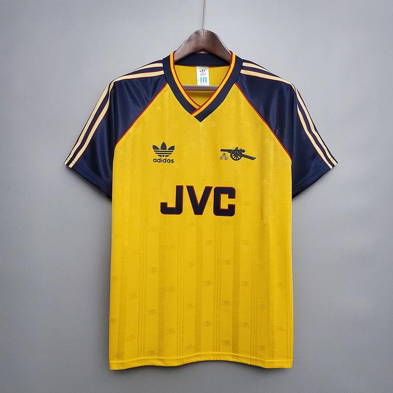 Arsenal Away Retrô 88/89 Adidas - Amarela