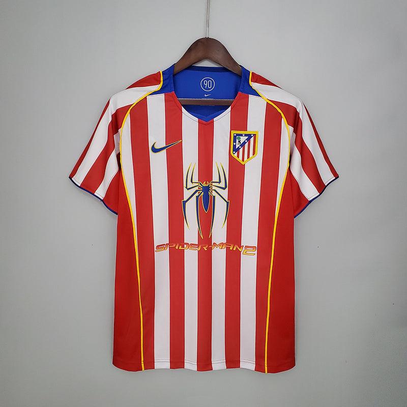 Atlético de Madrid Home Retrô 04/05 Nike - Vermelha e Branca