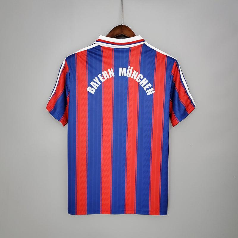 Bayern de Munique Retrô 1995/1997 Adidas - Azul e Vermelha