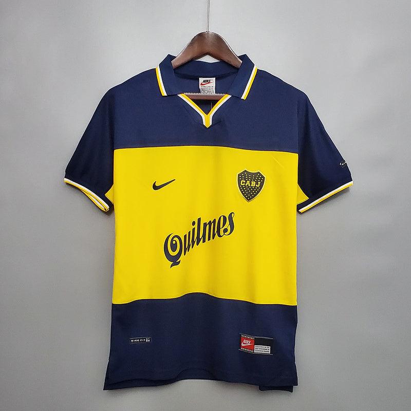 Boca Juniors Home Retrô 1999 Nike - Azul e Amarela