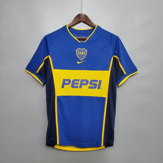 Boca Juniors Retrô Home 2002 Nike - Azul e Amarela