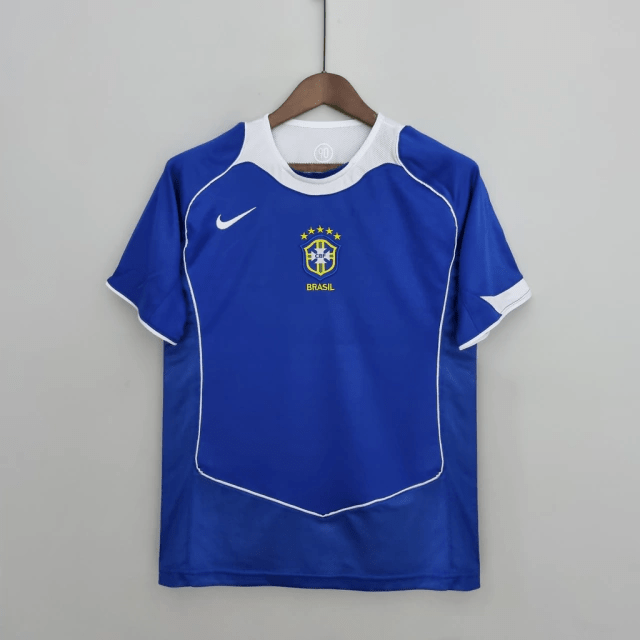Brasil Away Retro 2004 Nike - Azul