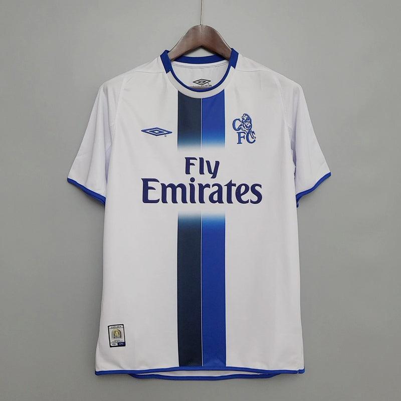 Chelsea Away Retrô 03/04 Umbro -  Branca