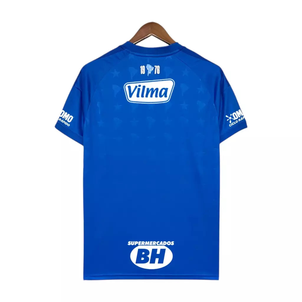 Cruzeiro Home 26/27 Torcedor Com Patrocínios Adidas - Azul