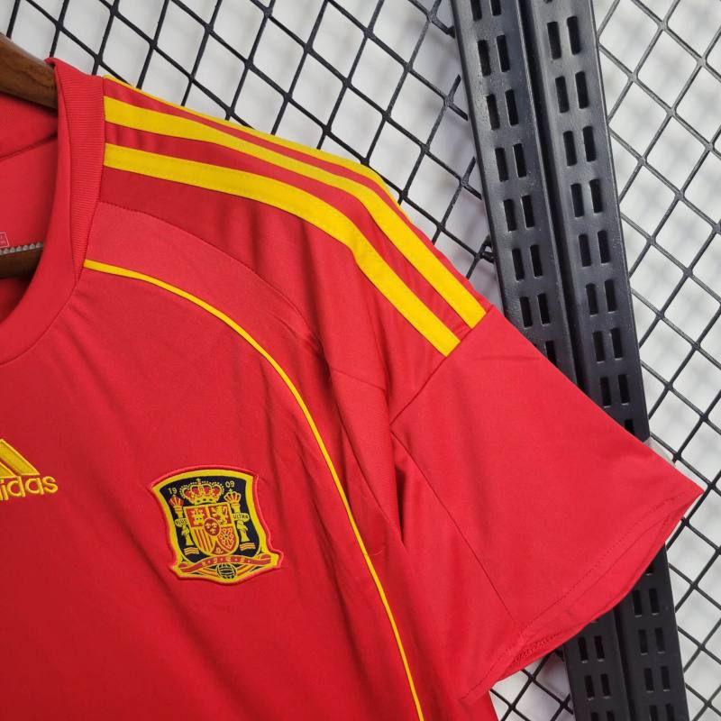 Espanha Home Retrô 2010 Adidas - Vermelho