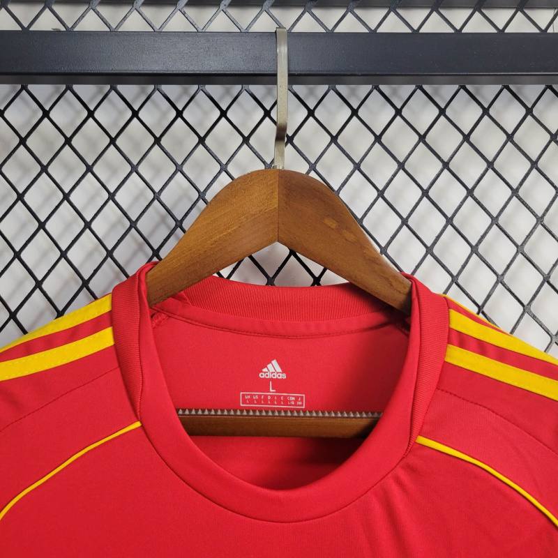 Espanha Home Retrô 2010 Adidas - Vermelho