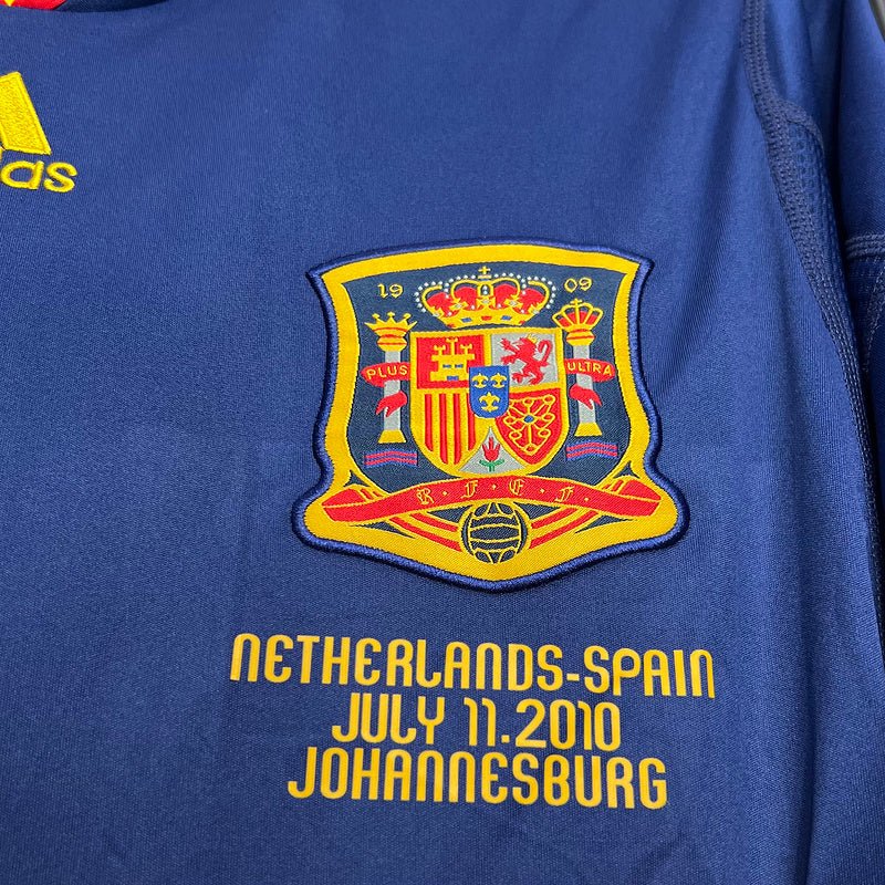 Espanha Retrô Away 2010 Adidas Torcedor Masculina - Azul