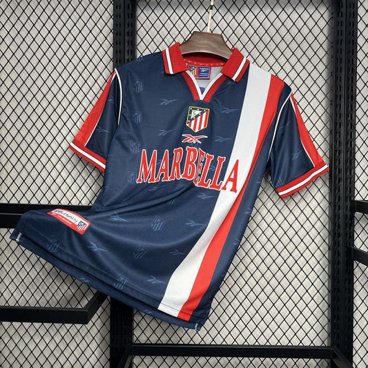 Atlético de Madrid Retrô Away 1998 Reebok  - Azul