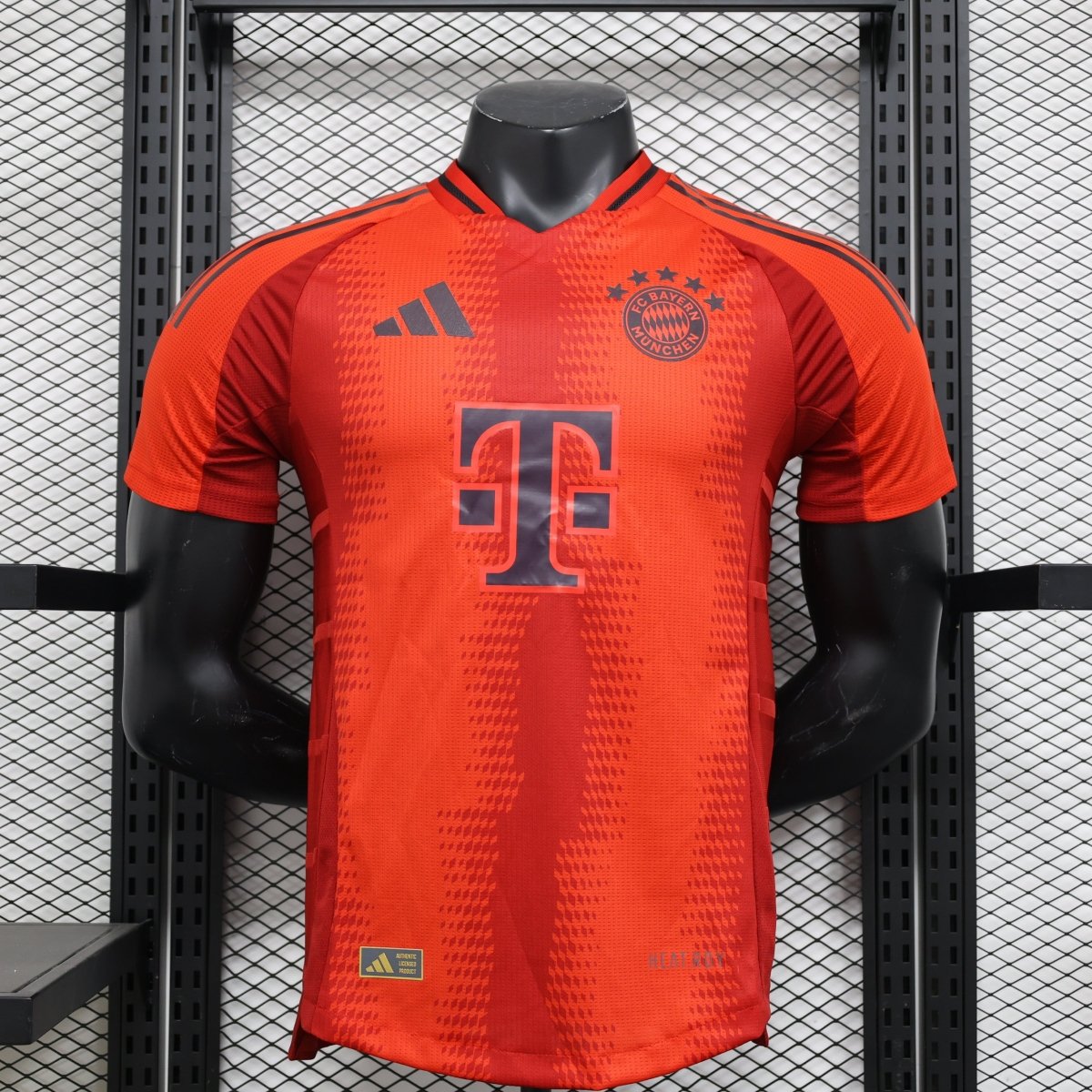 Bayern de Munique Home 24/25 Jogador Adidas - Vermelho